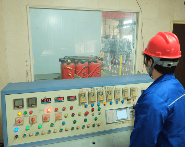 Strict Quality Control and Testing of Transformers at BTCN Electric Factory